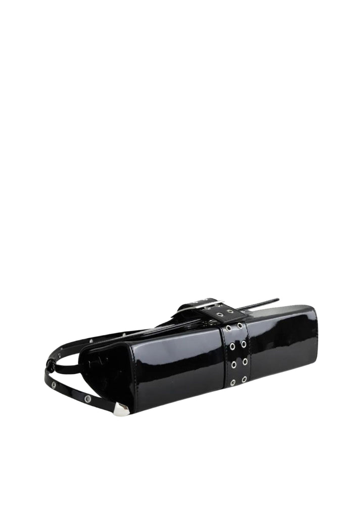 Carel Paris Handbags London - Black Leather Rock