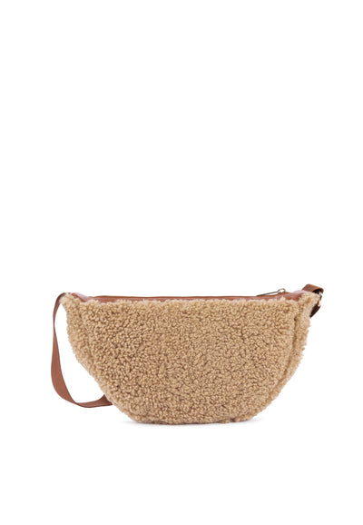 Lancaster Sac banane Zippé Moumoute 518-054 Cognac