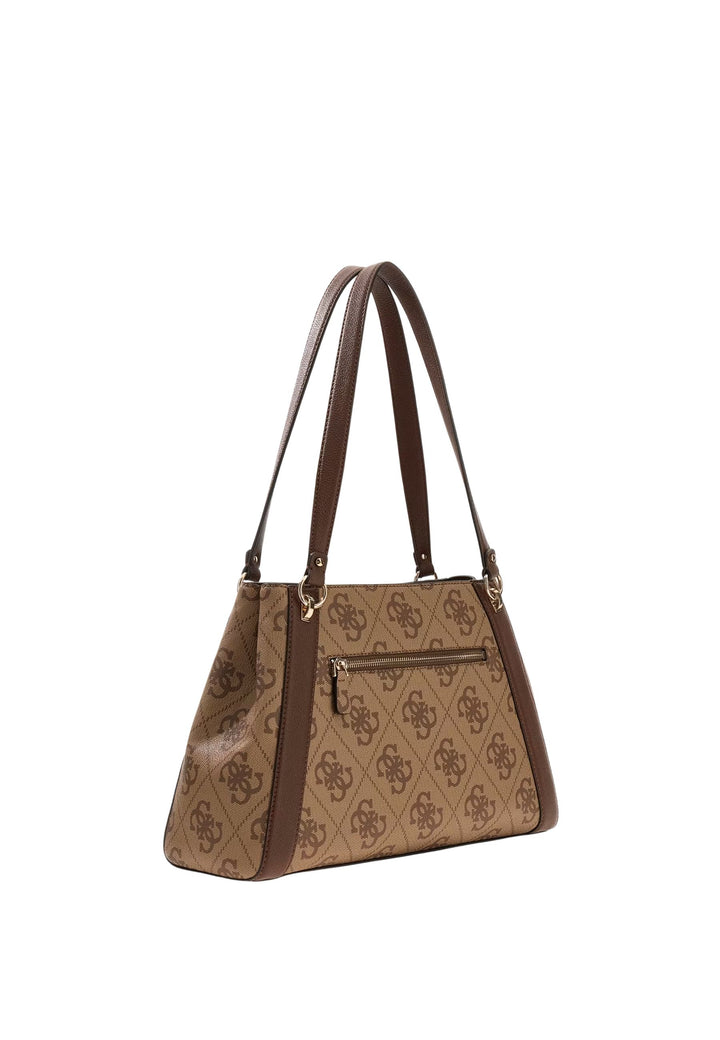 Guess Borse a mano Karnilla Logo Bucket Latte Logo/Brown OS990122