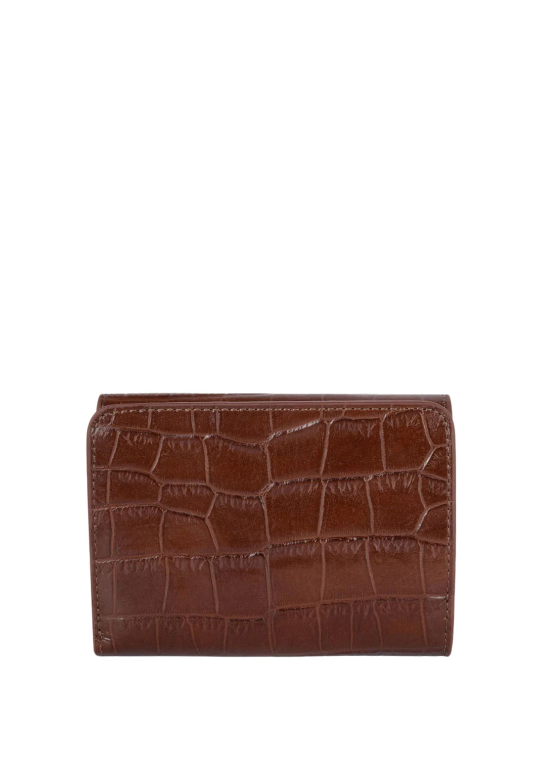 Lancaster Portefeuille dos à dos à rabat avec pression Exo 124-11 Châtaigne