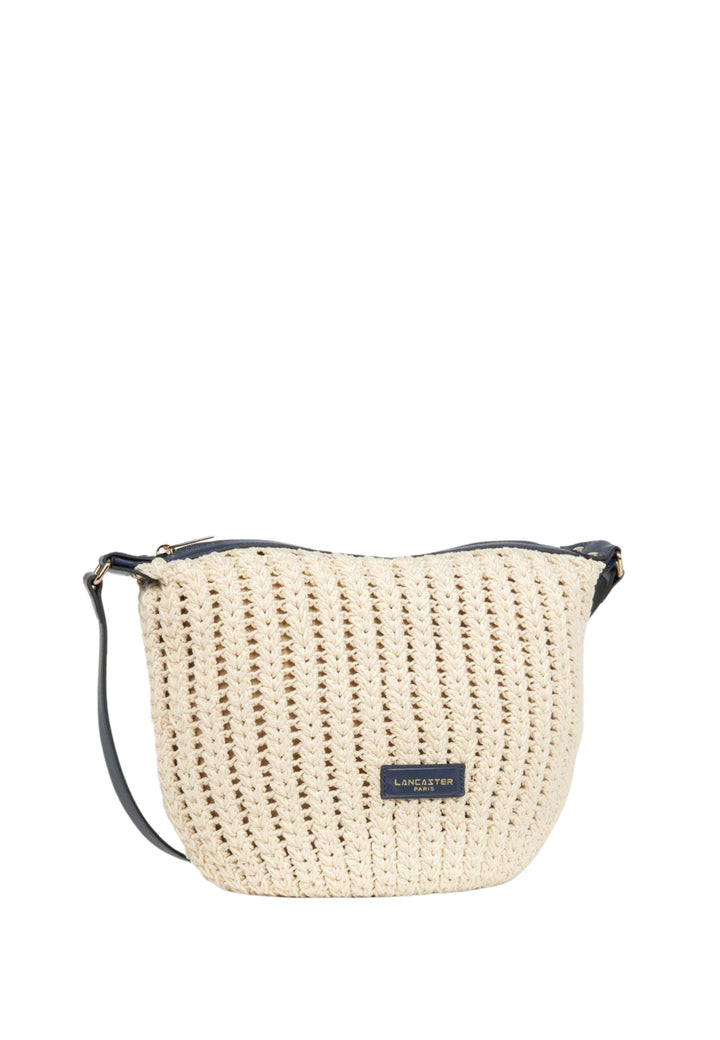 Lancaster Woven Cotton and Leather Messenger Bag