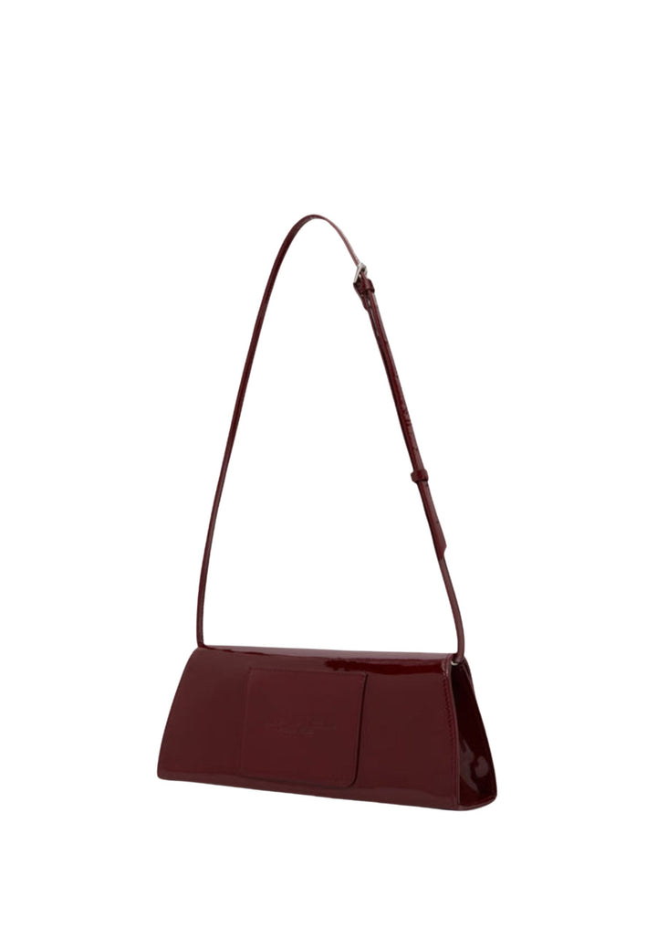 Carel Paris Red Leather Handbags Place De La Madeleine