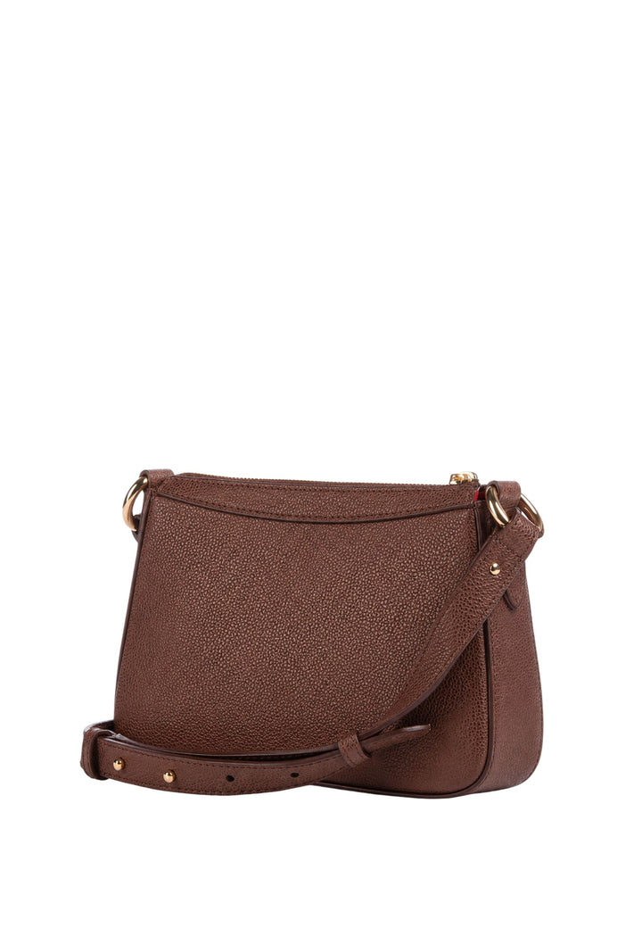 Lancel Faubourg Mini Crossbody Bag Zippered Coconut