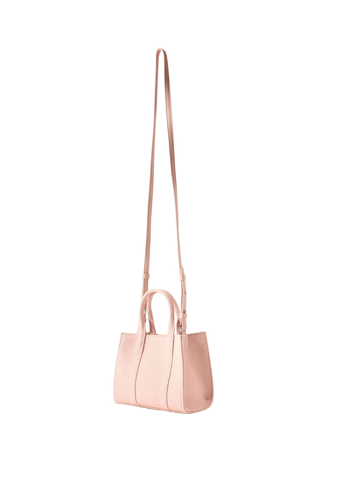 Karl Lagerfeld Cabas Carré Mini Coton Rose Poudré