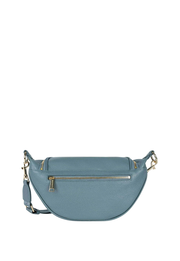 Lancaster Fanny Pack Zipped Dune 529-85 Blue Frosted