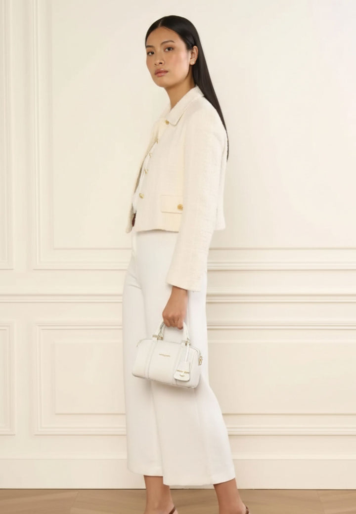 Lancaster Sac polochon Zippé S Milano Ana 547-101 Blanc