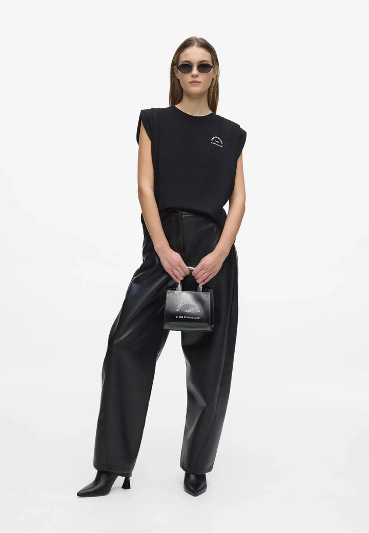 Karl Lagerfeld Cabas Carré Mini Dégradé Noir