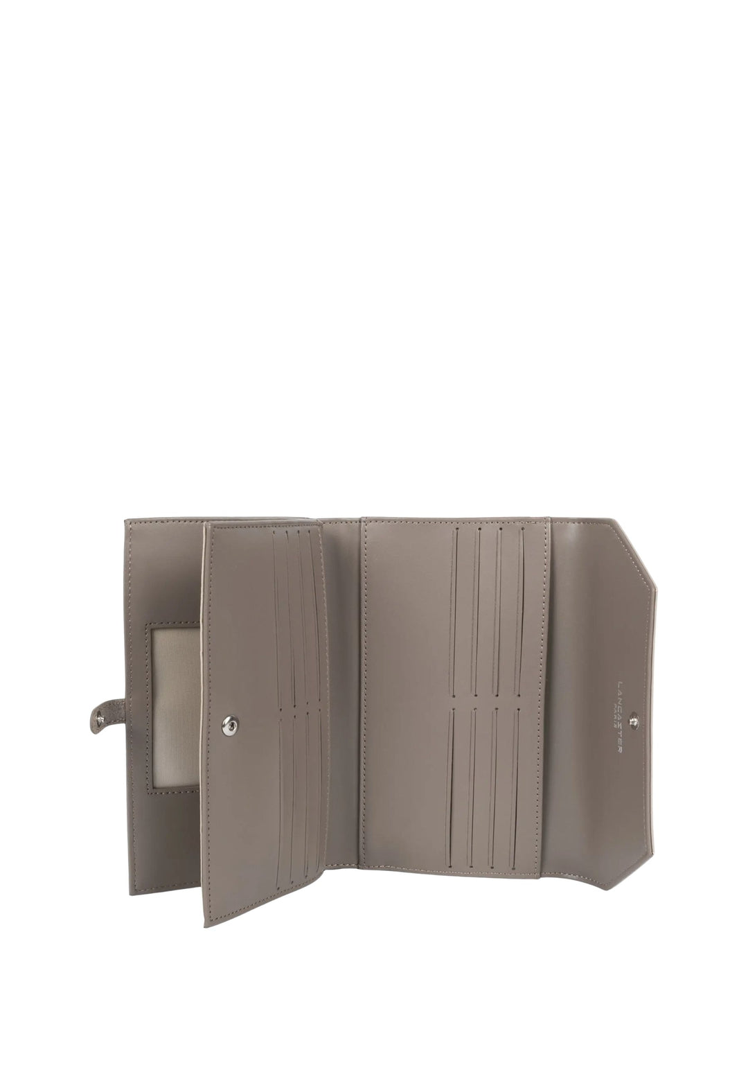 Lancaster Compagnon selkä vastakkain Läpällinen painonapilla Smooth 137-04 Taupe - Galet