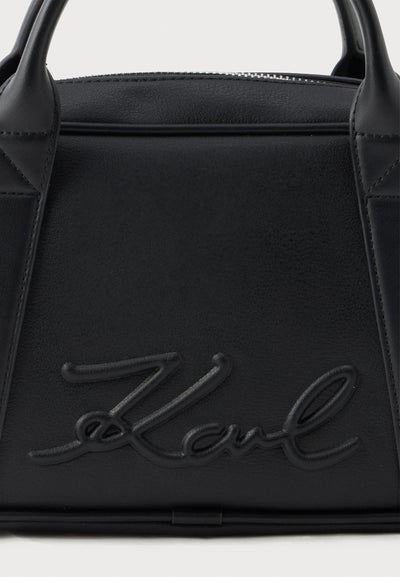 Sac Bowling K/VILLE Karl Lagerfeld B1W30068 Noir/Nickel