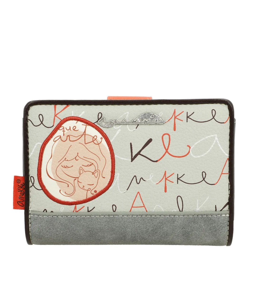 Anekke Compagnon / Portefeuille Gris Lucky Bag™