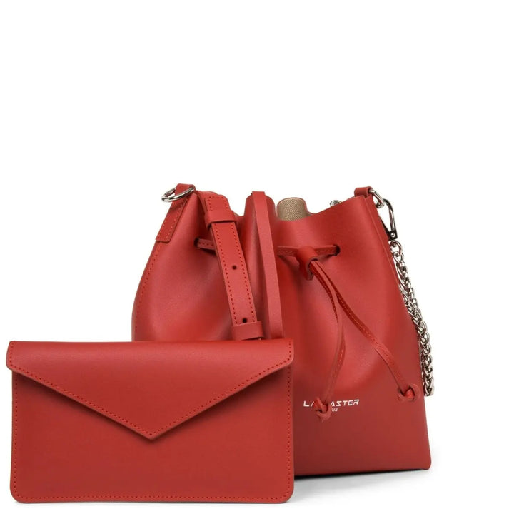 Lancaster Sacs à main Noir-In-Rouge Lucky Bag™