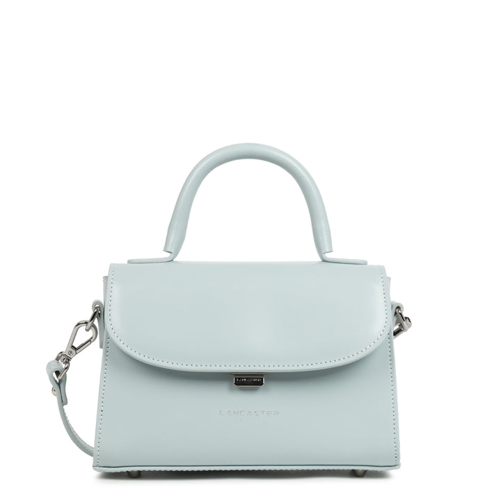 Lancaster Sac à main A rabat avec fermoir S Suave Even 433-16 Bleu Perle