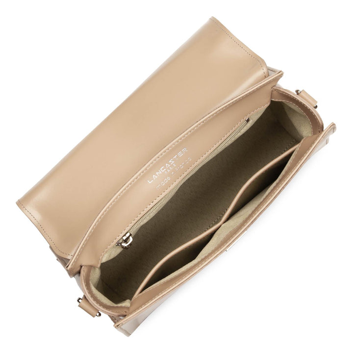Lancaster Sac à main A rabat avec fermoir S Suave Even 433-16 Nude