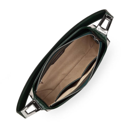 Sac baguette Zippé Suave Ace Lancaster 433-20 Vert foncé