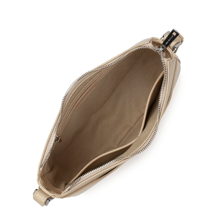 Lancaster Sac demi lune Zippé Suave Ace 433-28 Beige
