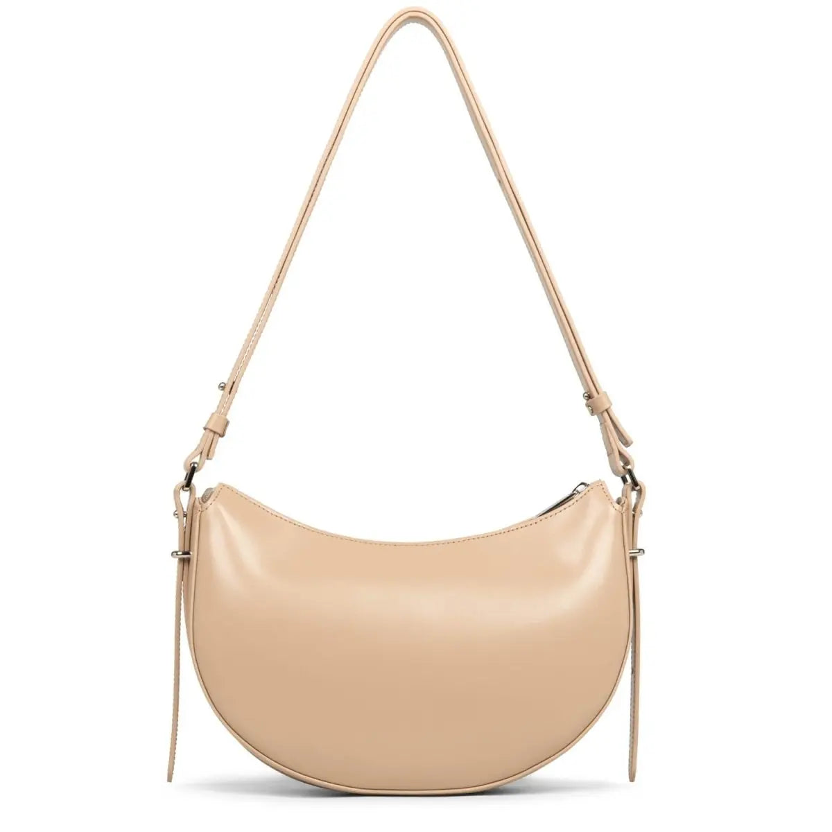 Sac demi lune Zippé Suave Ace Lancaster 433-28 Beige Foncé