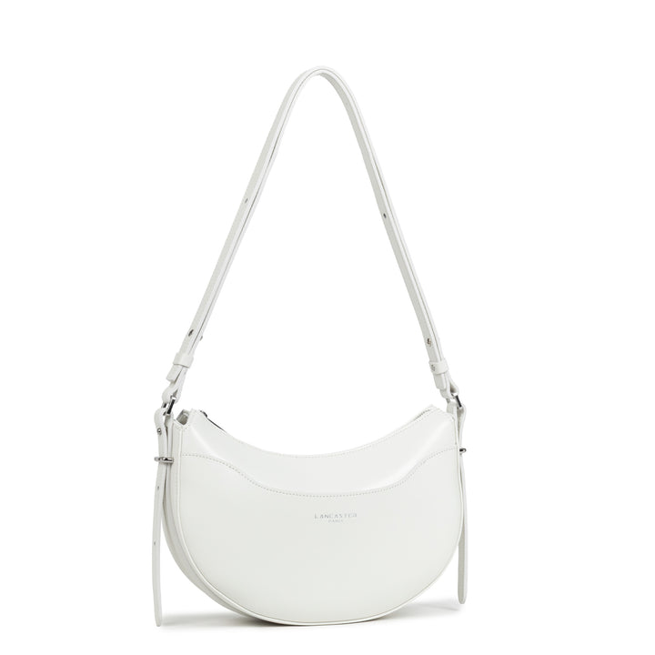 Lancaster Sac demi lune Zippé Suave Ace 433-28 Blanc Cassé