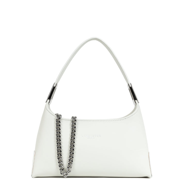 Lancaster Sac à main Zippé S Suave Ace 433-30 Blanc Cassé