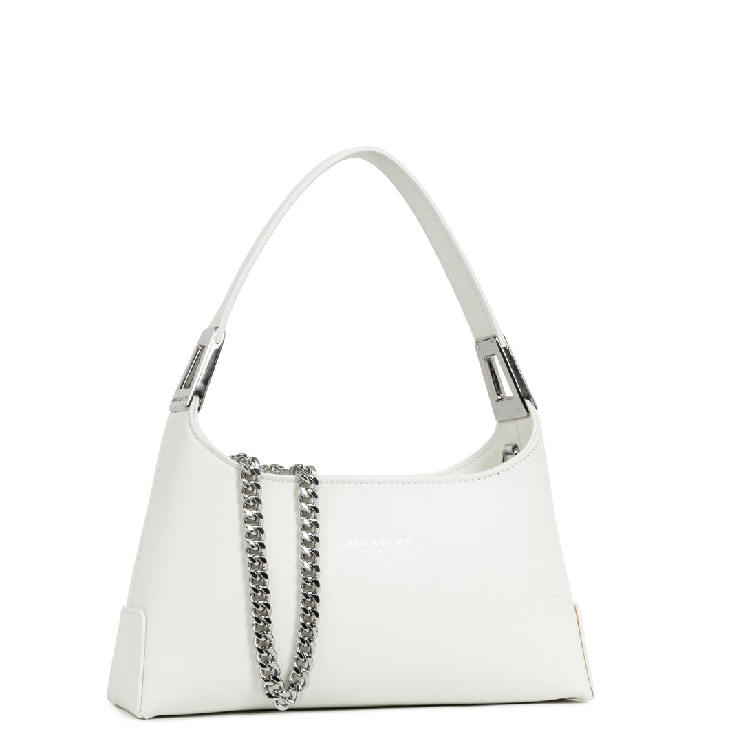 Lancaster Sac à main Zippé S Suave Ace 433-30 Blanc Cassé