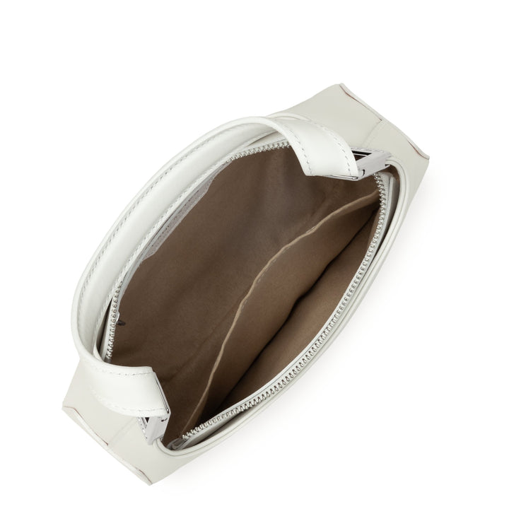 Lancaster Sac à main Zippé S Suave Ace 433-30 Blanc Cassé