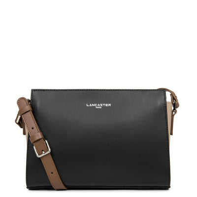Lancaster Sac Bandoulière Noir-Nude-Vison Lucky Bag™