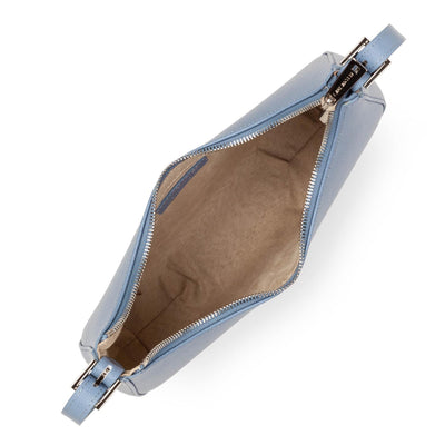 Sac demi lune Zippé Sierra Lancaster 438-001 Bleu Stone