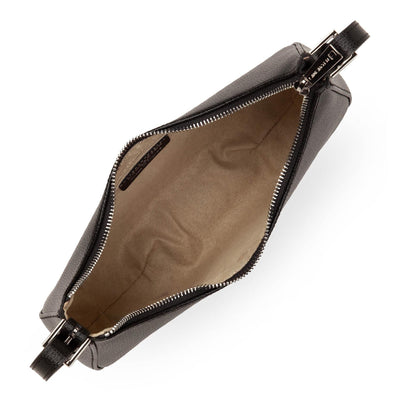Sac demi lune Zippé Sierra Lancaster 438-001 Noir