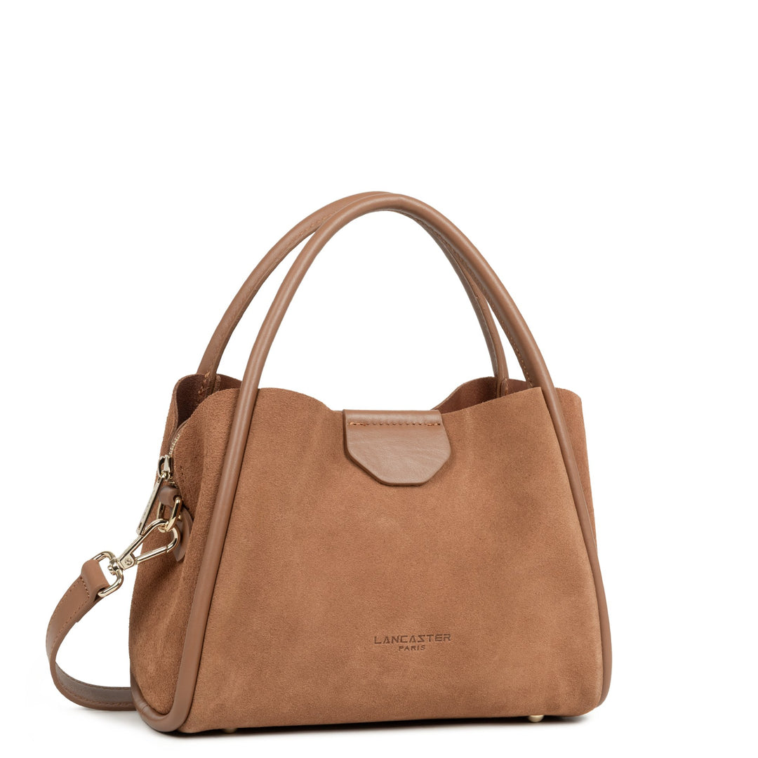Lancaster Sac à main S Suède Ida 470-100 Moka