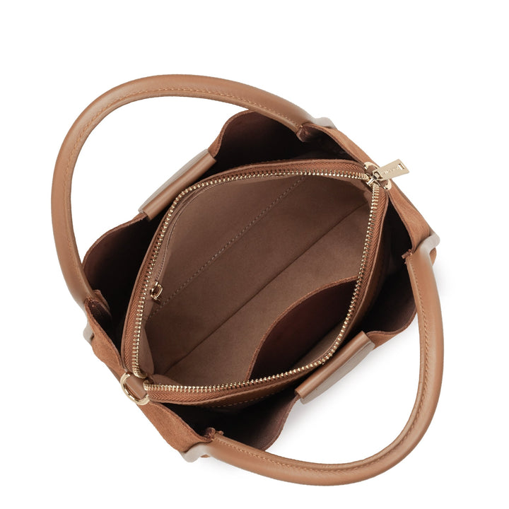 Lancaster Sac à main S Suède Ida 470-100 Moka