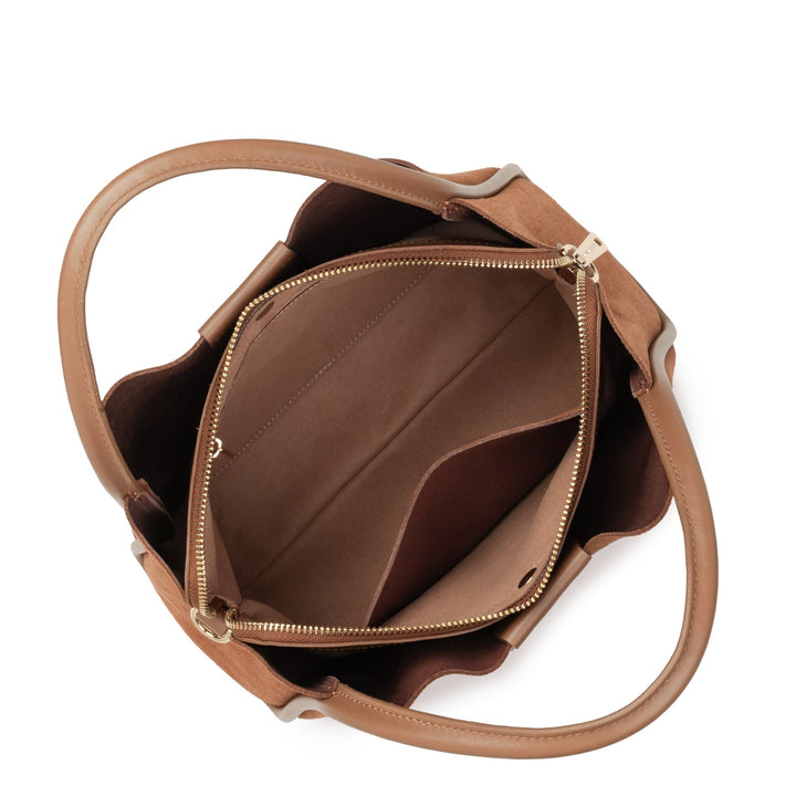 Lancaster Sac à main M Suède Ida 470-101 Moka