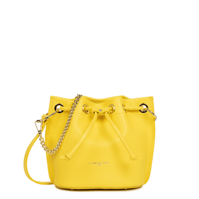Sac bourse A lacets coulissants S Alba Double Lancaster 470-80 Mimosa - In - Or