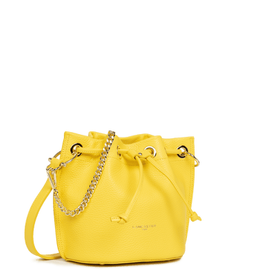 Sac bourse A lacets coulissants S Alba Double Lancaster 470-80 Mimosa - In - Or