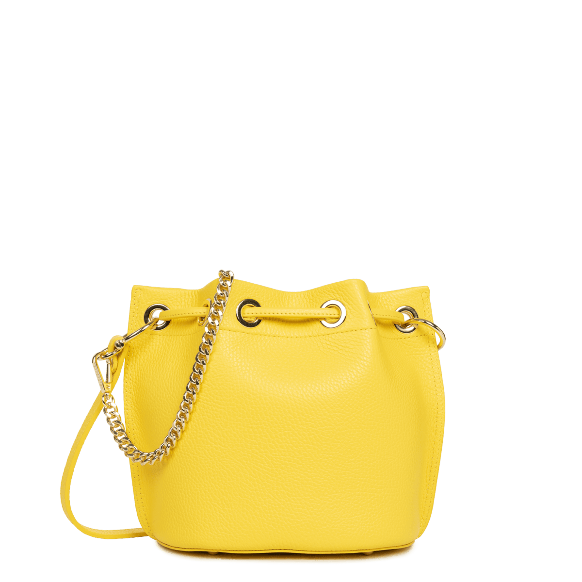 Sac bourse A lacets coulissants S Alba Double Lancaster 470-80 Mimosa - In - Or