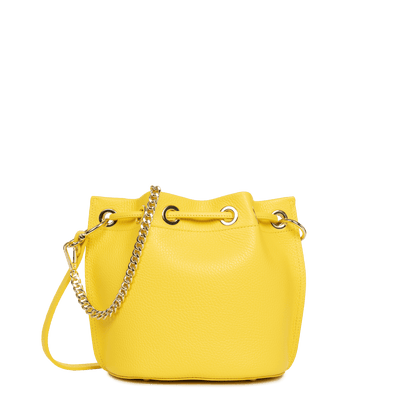 Sac bourse A lacets coulissants S Alba Double Lancaster 470-80 Mimosa - In - Or