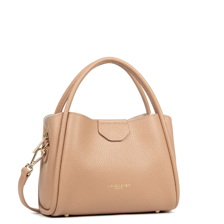 Lancaster Sac à main Aimantée S Ida Double 470-83 Naturel - In - Beige