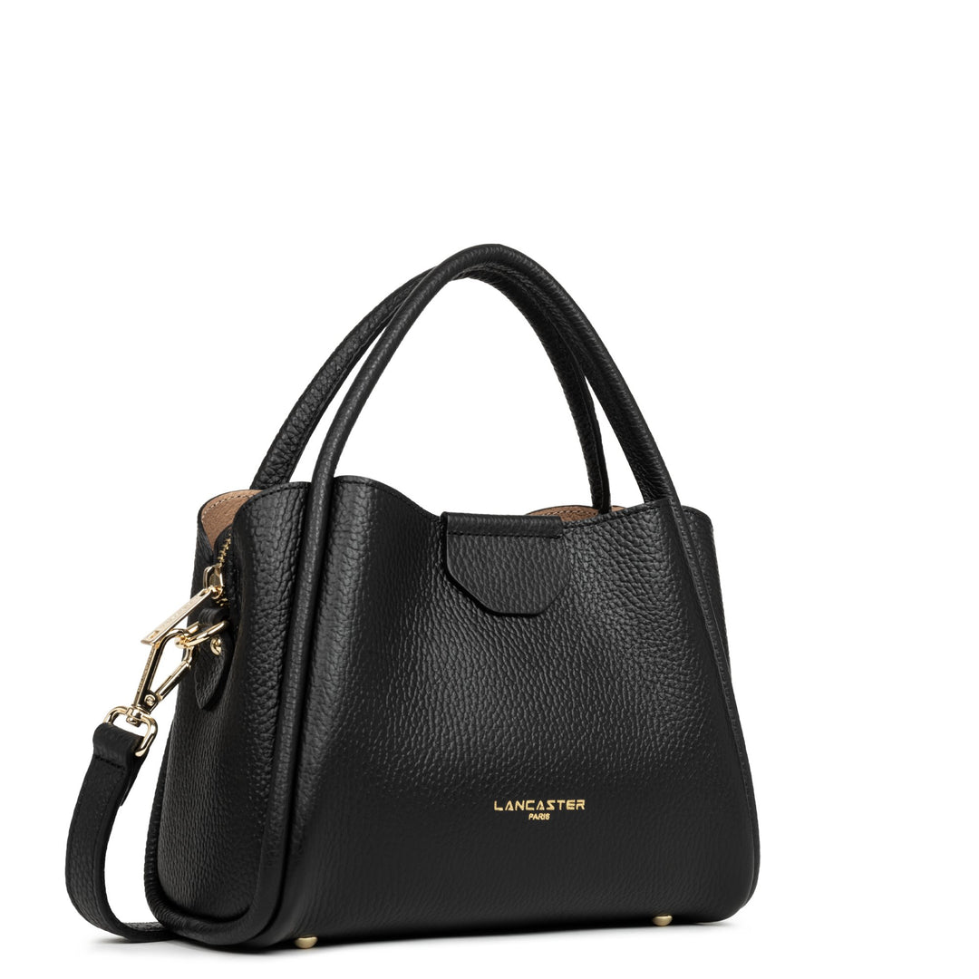 Lancaster Sac à main Aimantée S Ida Double 470-83 Noir - In - Nude