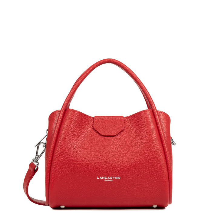 Lancaster Sac à main Aimantée S Ida Double 470-83 Rouge - In - Poudre