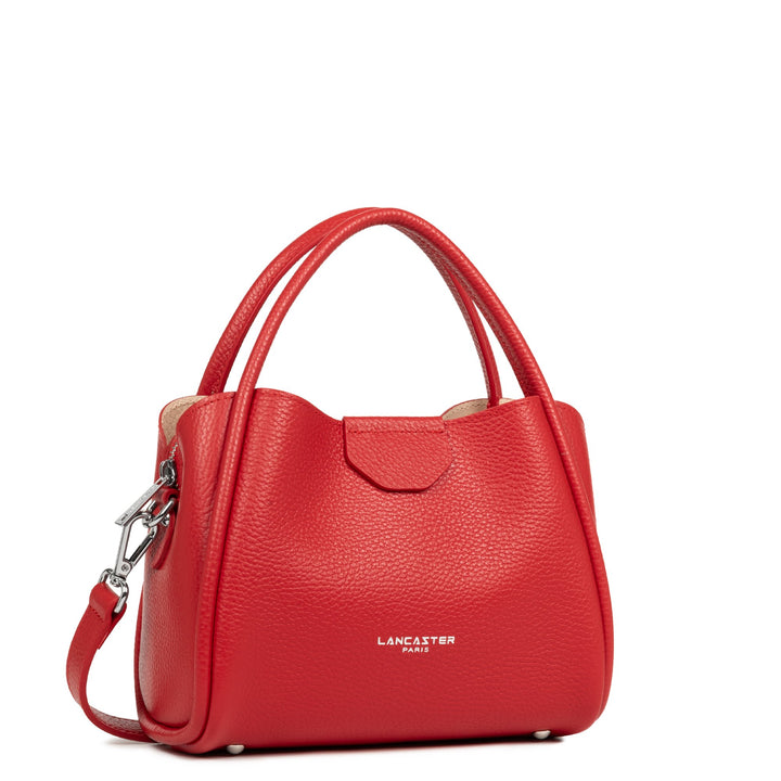 Lancaster Sac à main Aimantée S Ida Double 470-83 Rouge - In - Poudre