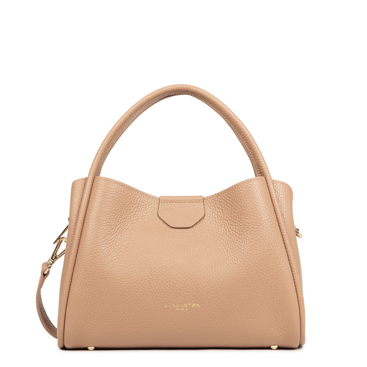 Lancaster Sac à main Aimantée M Ida Double 470-84 Naturel - In - Beige