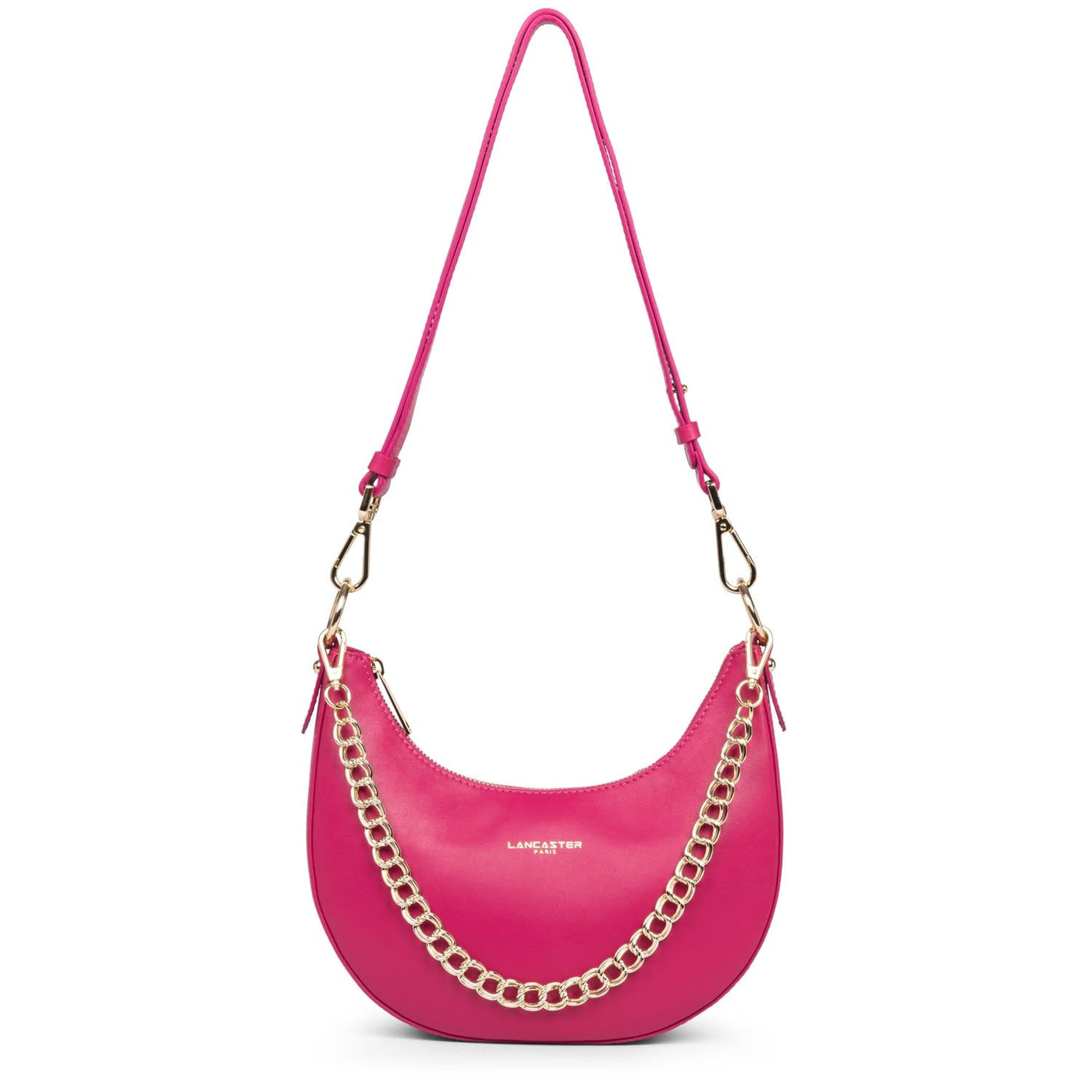Sac besace Zippé Paris Aimy Lancaster 480-031 Fuxia