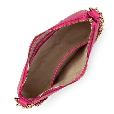 Sac besace Zippé Paris Aimy Lancaster 480-031 Fuxia