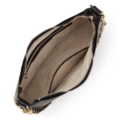 Sac besace Zippé S Paris Aimy Lancaster 480-031 Noir