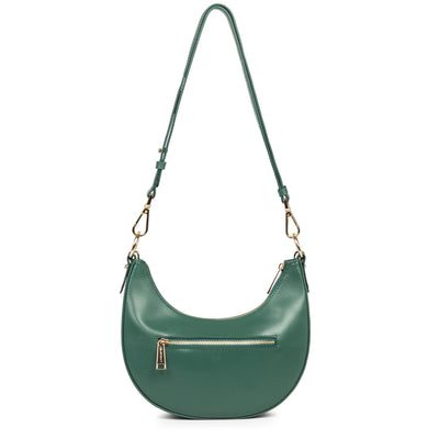 Sac besace Zippé Paris Aimy Lancaster 480-031 Vert foncé