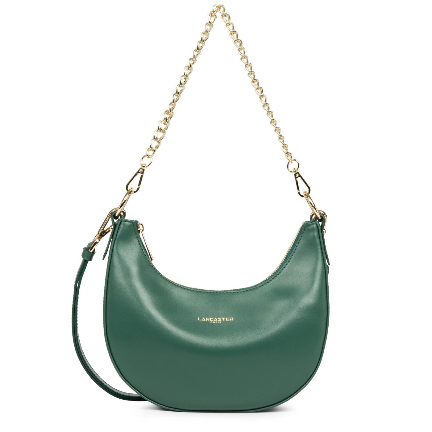 Sac besace Zippé Paris Aimy Lancaster 480-031 Vert foncé