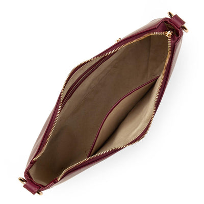 Sac besace Zippé Paris Aimy Lancaster 480-032 Bordeaux