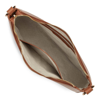 Sac besace Zippé M Paris Aimy Lancaster 480-032 Camel