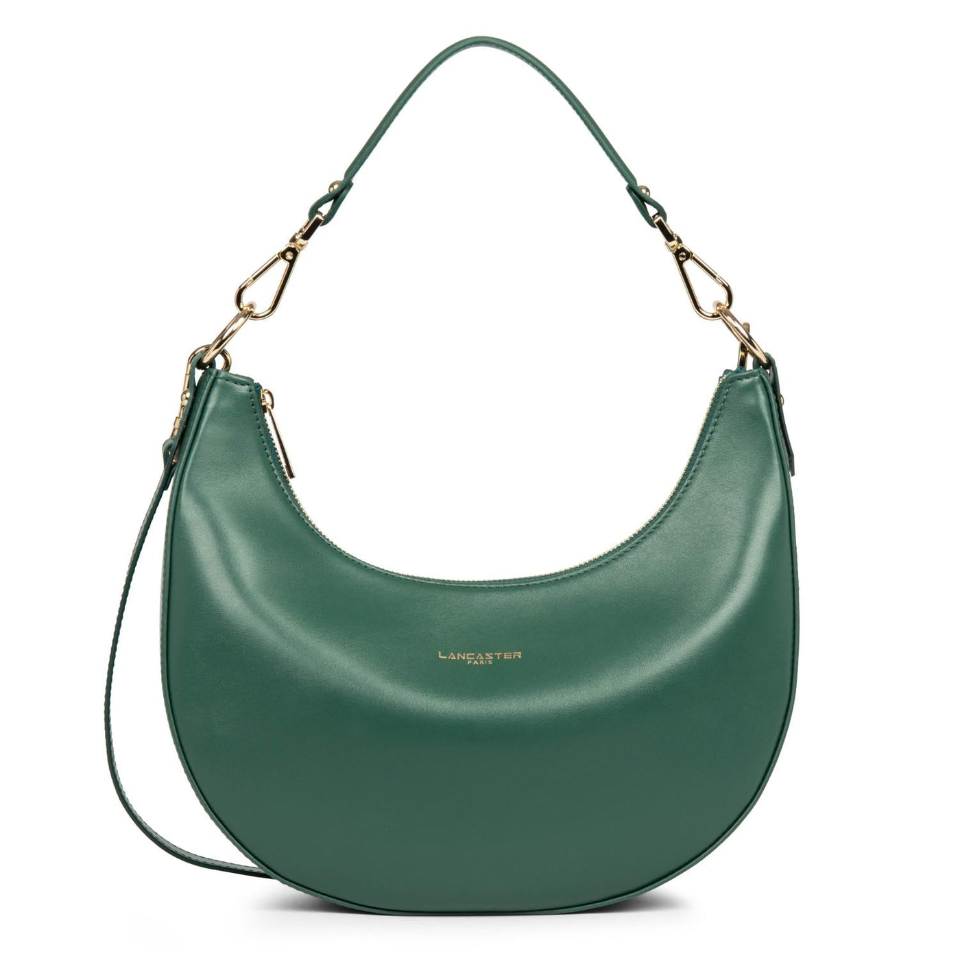 Sac besace Zippé Paris Aimy Lancaster 480-032 Vert foncé