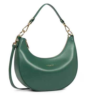 Sac besace Zippé Paris Aimy Lancaster 480-032 Vert foncé