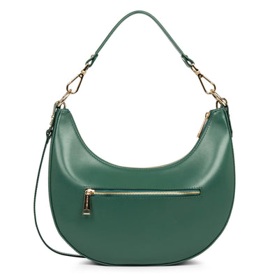 Sac besace Zippé Paris Aimy Lancaster 480-032 Vert foncé