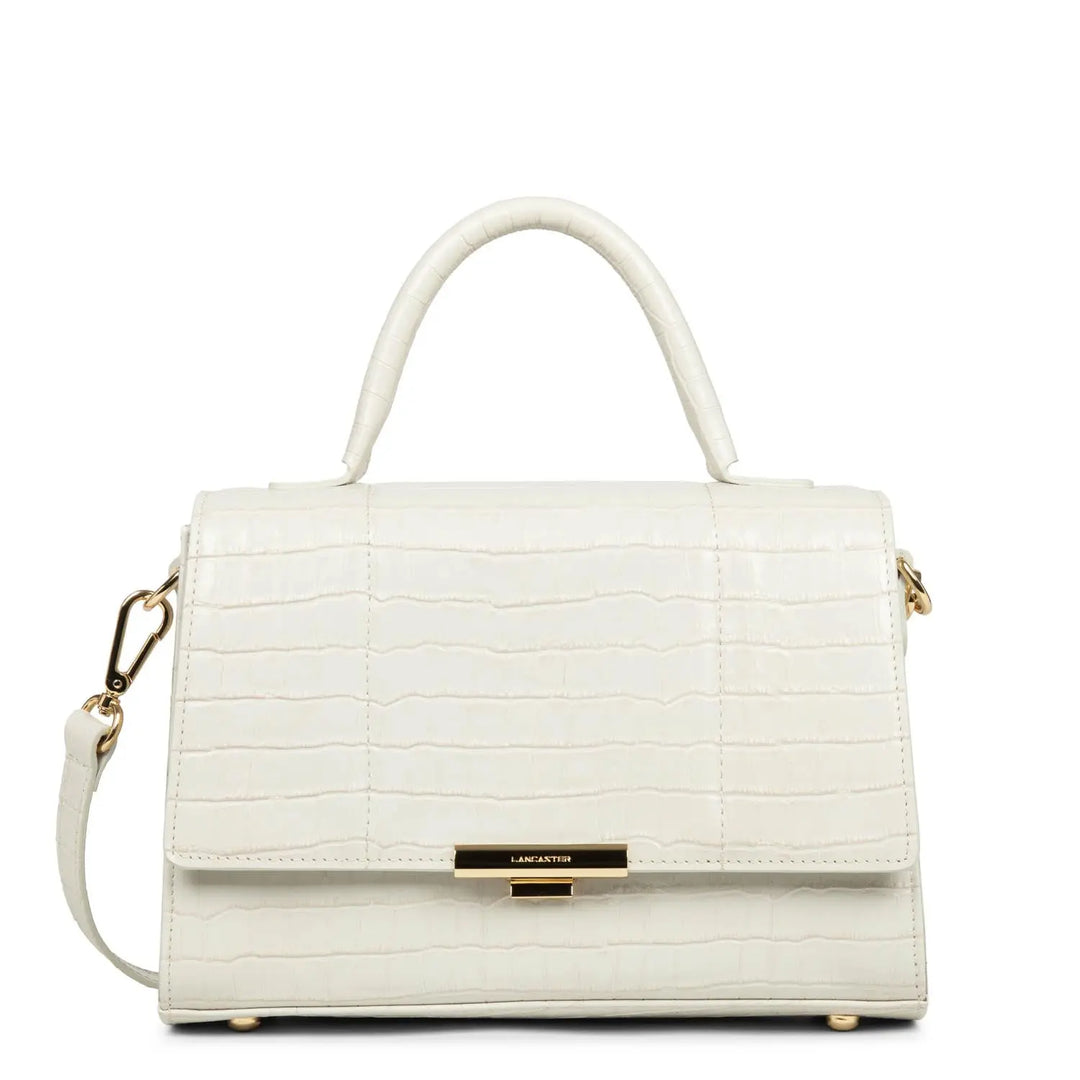 Lancaster Sacs à main Ecru-Croco Lucky Bag™